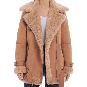 Avec Les Filles Camel Teddy Jacket